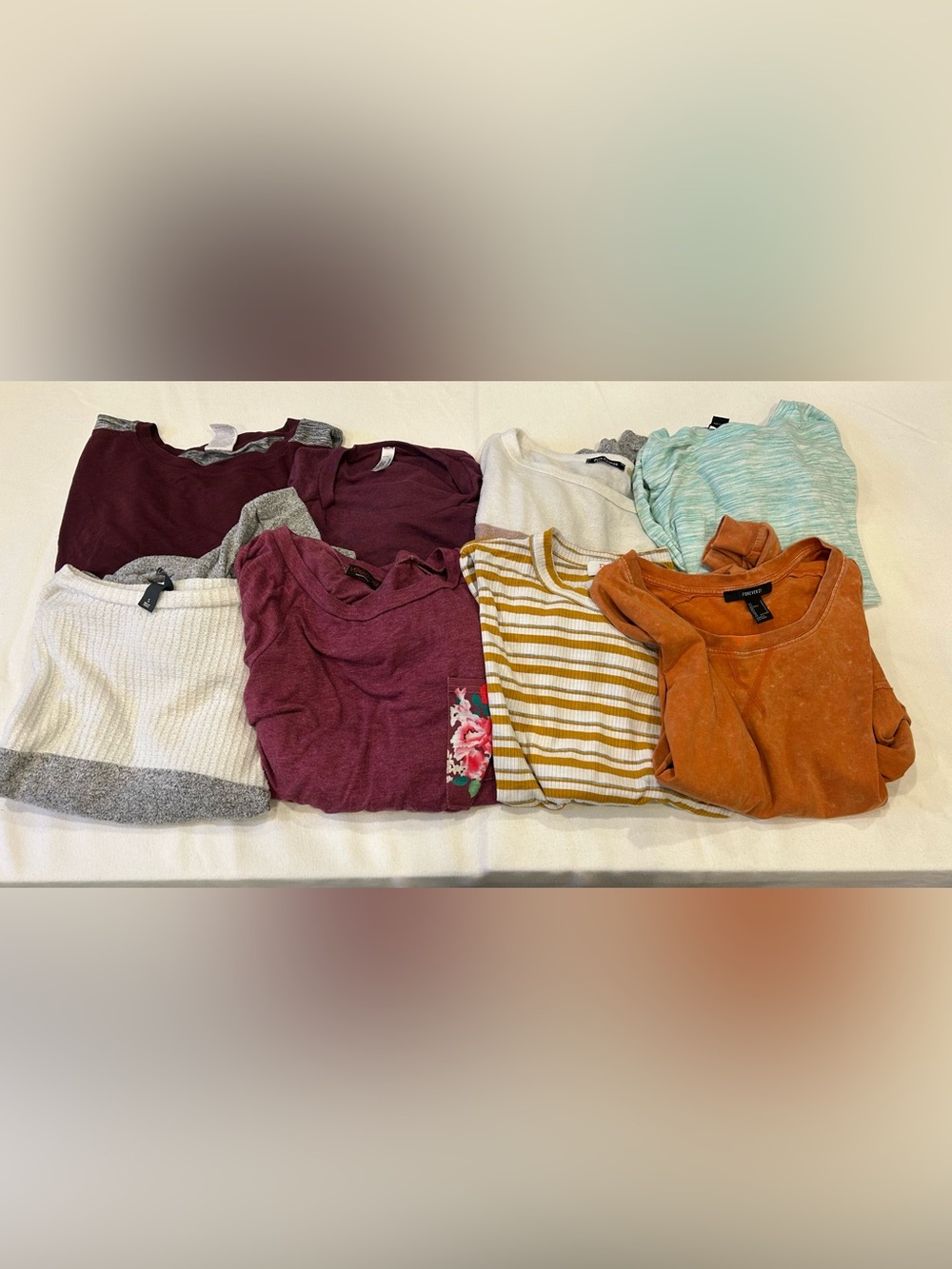 8 women’s long sleeve bundle